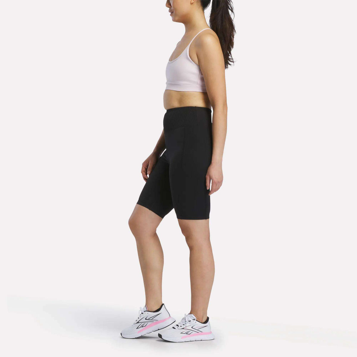 Women's Peached Biker Shorts 9" - Image 2