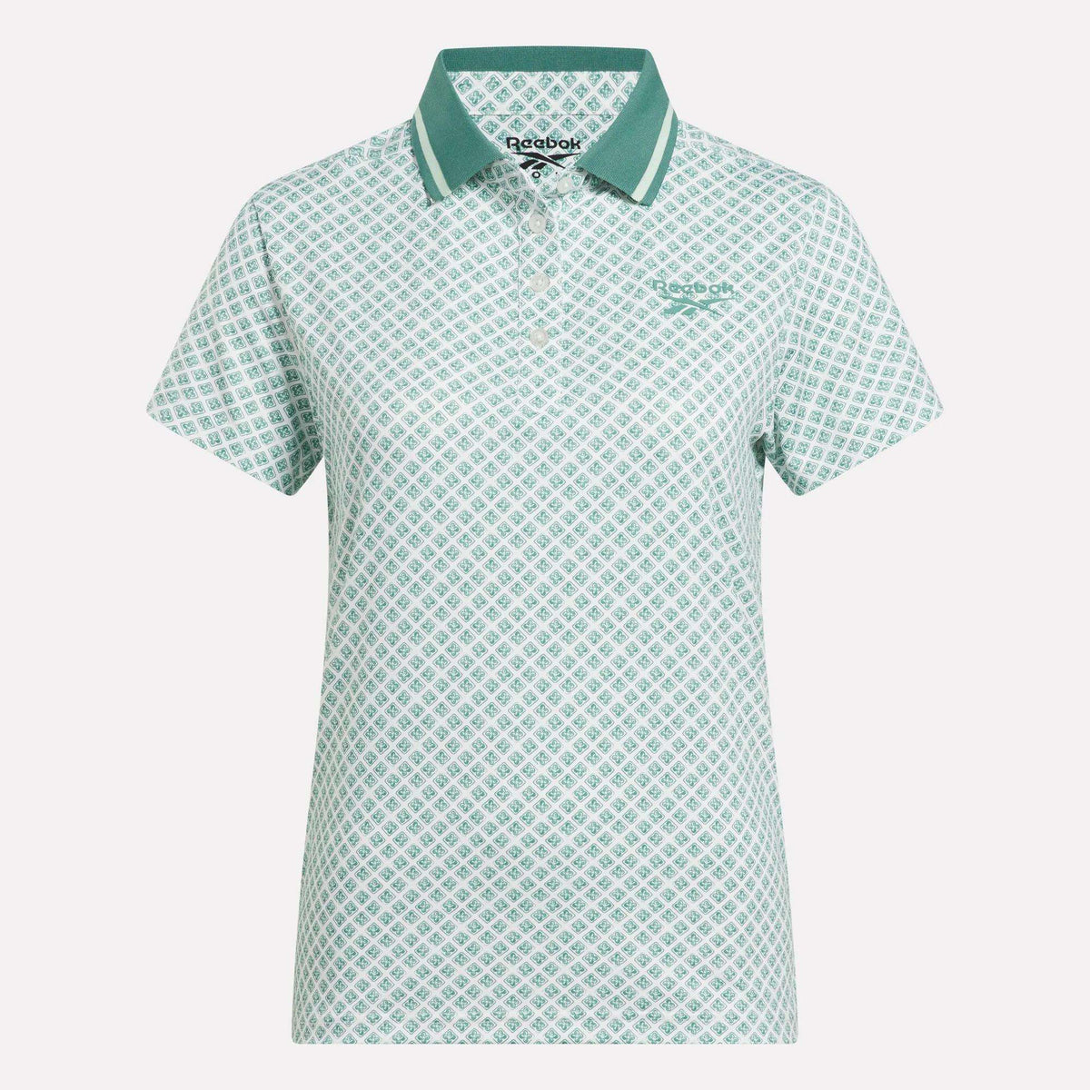 Women's Foulard Print Sleeveless Polo Shirt - Image 2