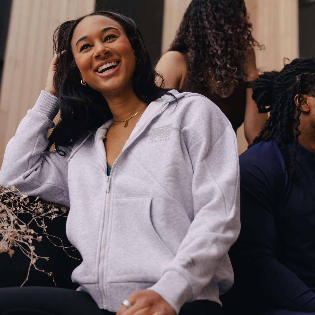 Women's Reebok x F45 Training Relaxed Zip Hoodie - Image 2
