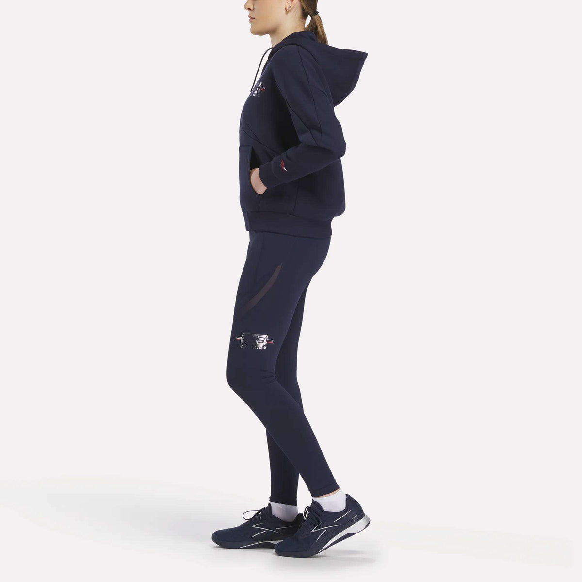 Women's Reebok x F45 Training Coach Full-Zip Hoodie - Image 3