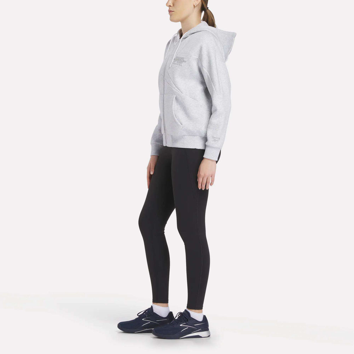 Women's Reebok x F45 Training Relaxed Zip Hoodie - Image 3